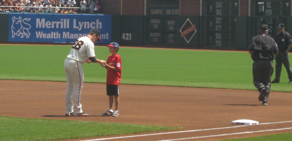 Little League Days at the A's and Giants